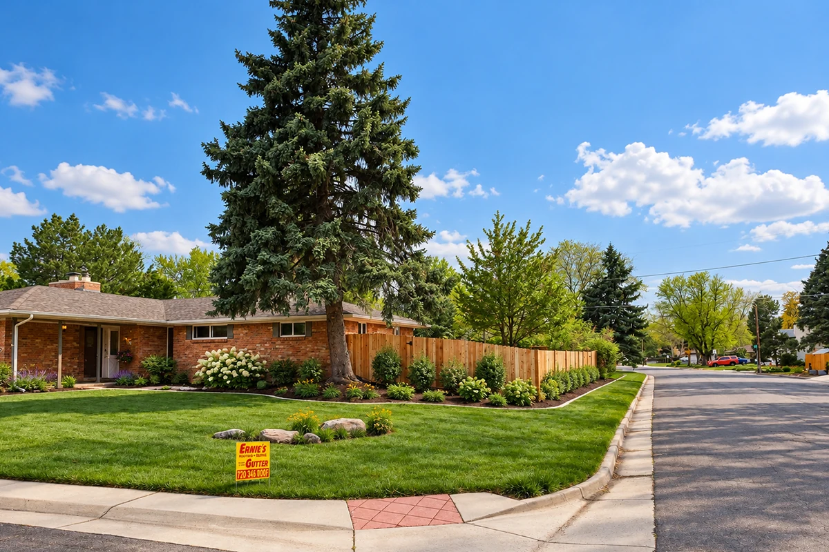 Denver residential roofing project showing an asphalt shingle roof
